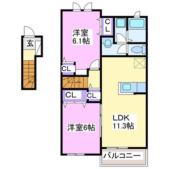 間取図 アミ・フラン