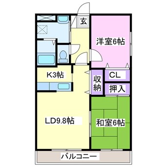 間取図 メゾンリヴィエール