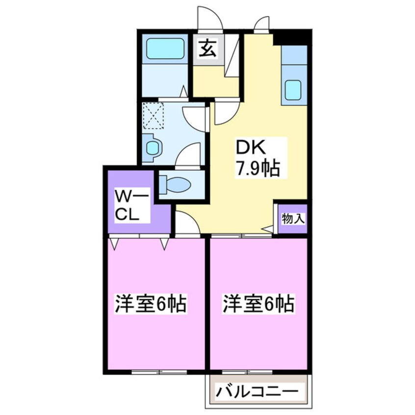 間取図 サンセールメゾン514