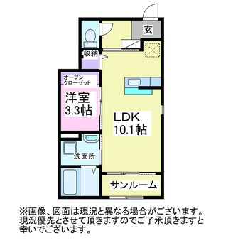 間取図 スカイコート