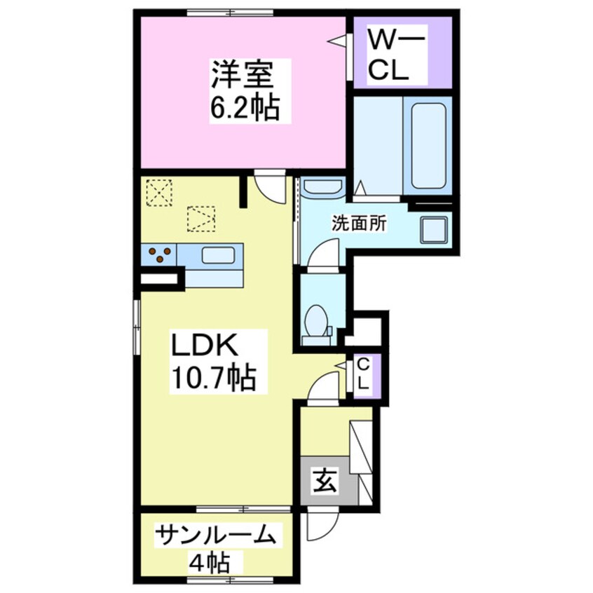 間取図 エスポワール