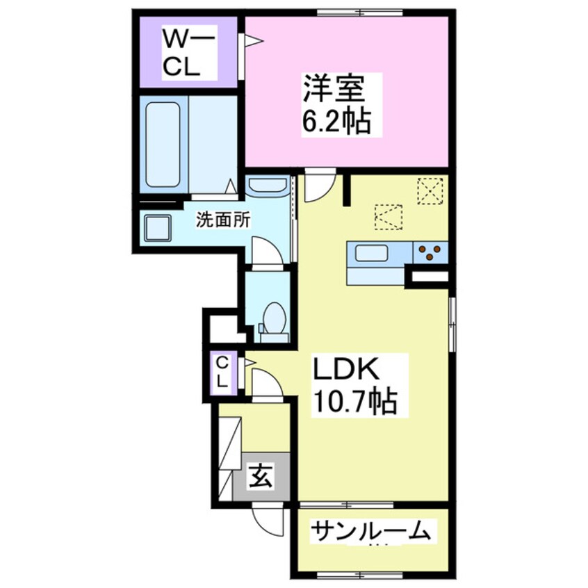 間取図 エスポワール