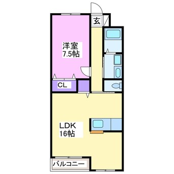 間取図 アプリコット