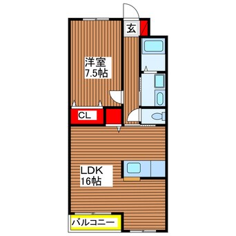 間取図 アプリコット