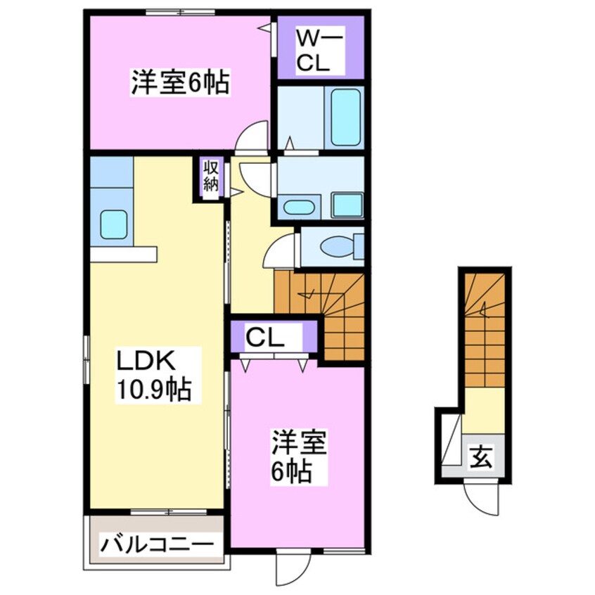 間取図 ベルプロムナードⅢ