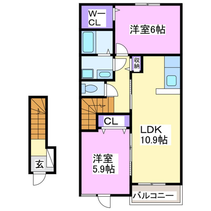 間取図 ベルプロムナードⅢ