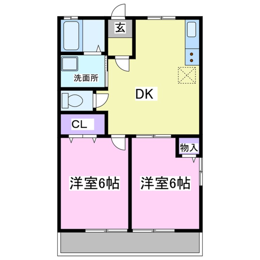 間取図 メゾンミレニアムⅠ