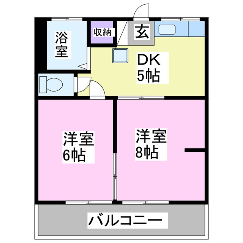 間取図 カーサ徳寿