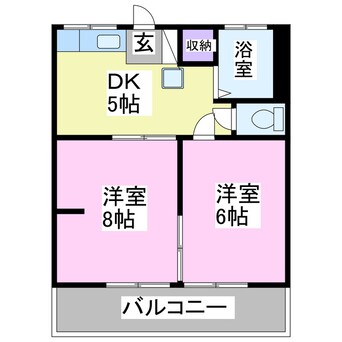 間取図 カーサ徳寿