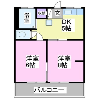 間取図 カーサ徳寿