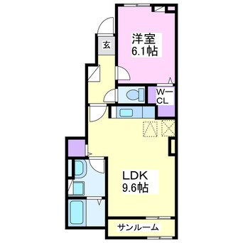 間取図 キャンディハウスⅠ