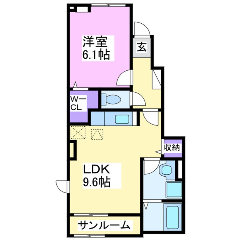 間取図 キャンディハウスⅠ