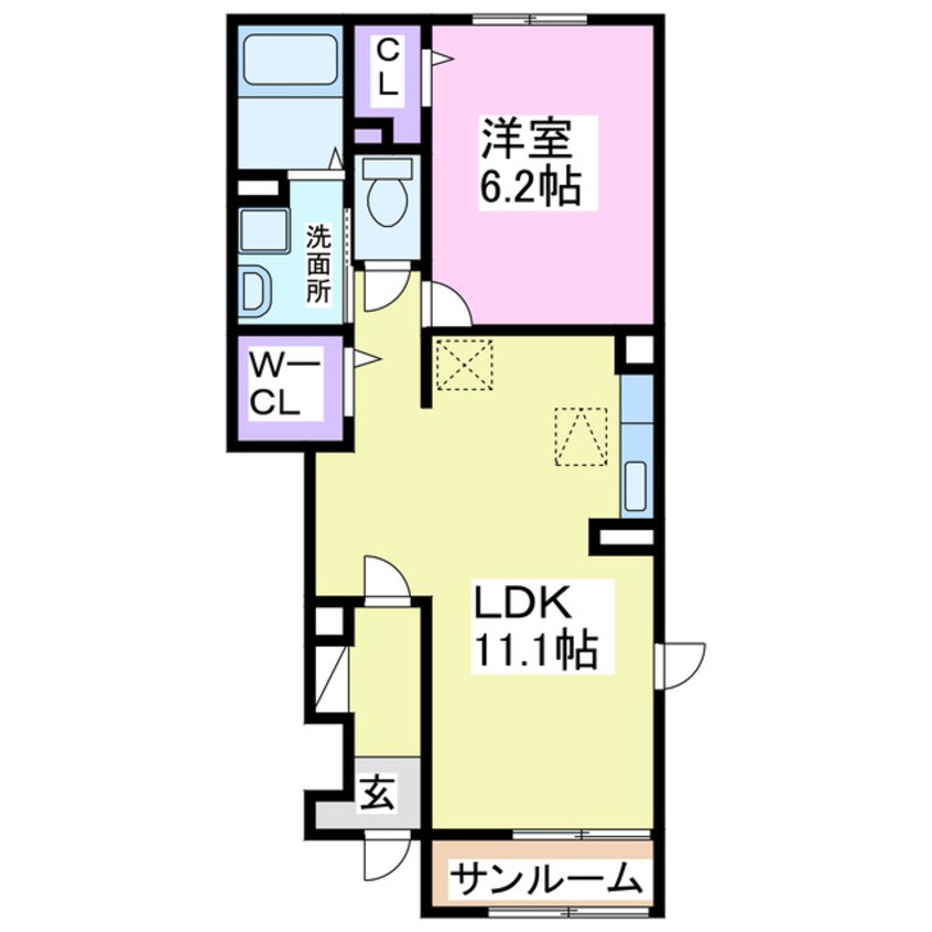 間取図 キャンディハウスⅡ