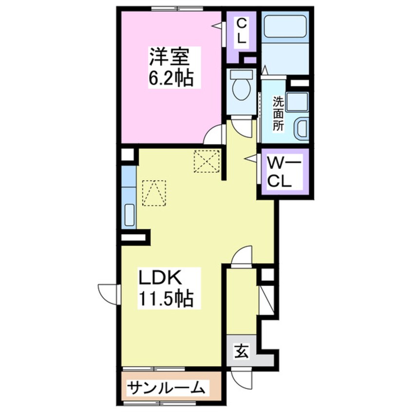 間取図 キャンディハウスⅡ