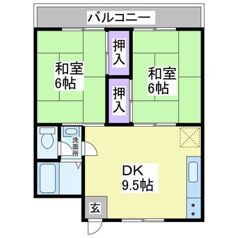 間取図 早野ハイツ