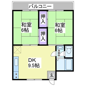 間取図 早野ハイツ