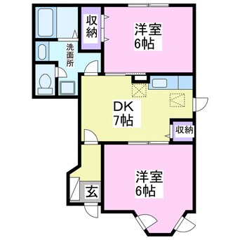 間取図 サンパレス