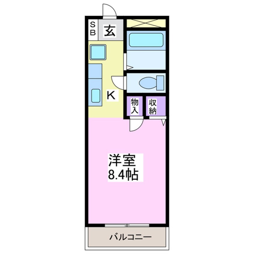 間取図 グランヴェール高師