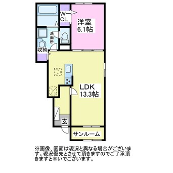 間取図 ローズグラスⅠ