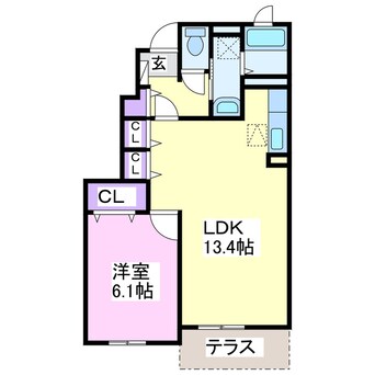 間取図 アルカンシェルⅡ