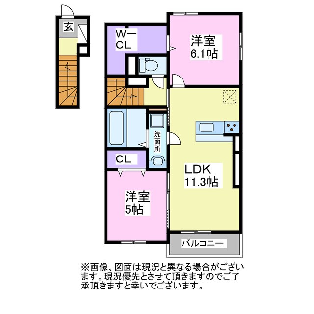 間取り図 アール　ブリーゼB