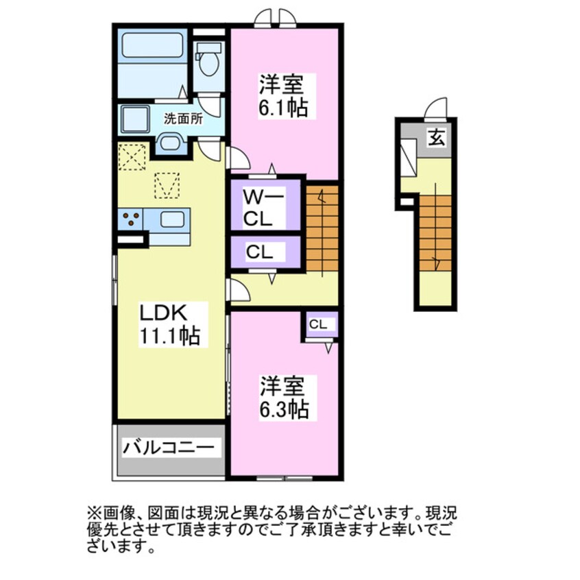 間取図 プリ―トF