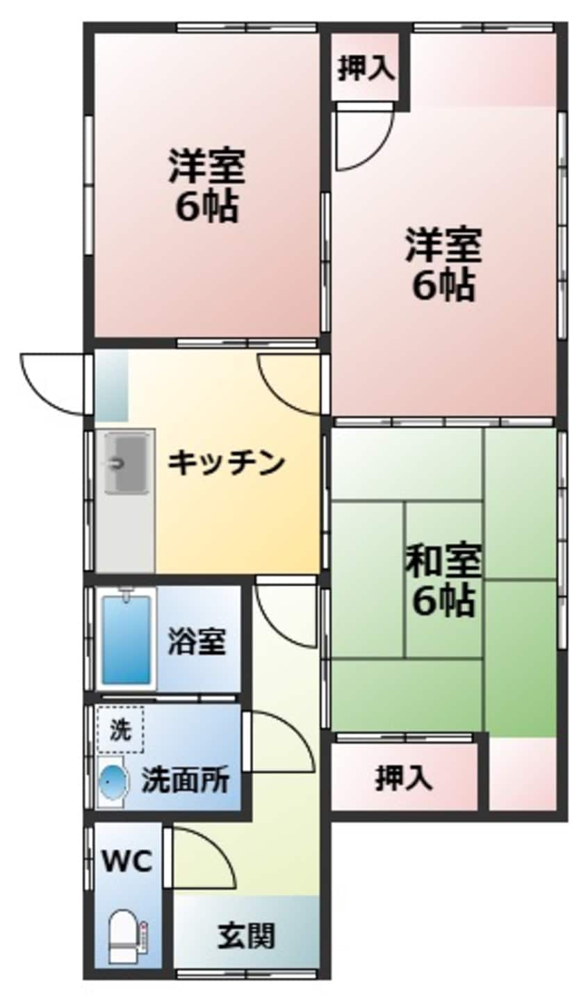 間取図 小浜町戸建て