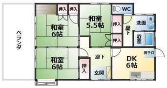 間取図 歴木借家