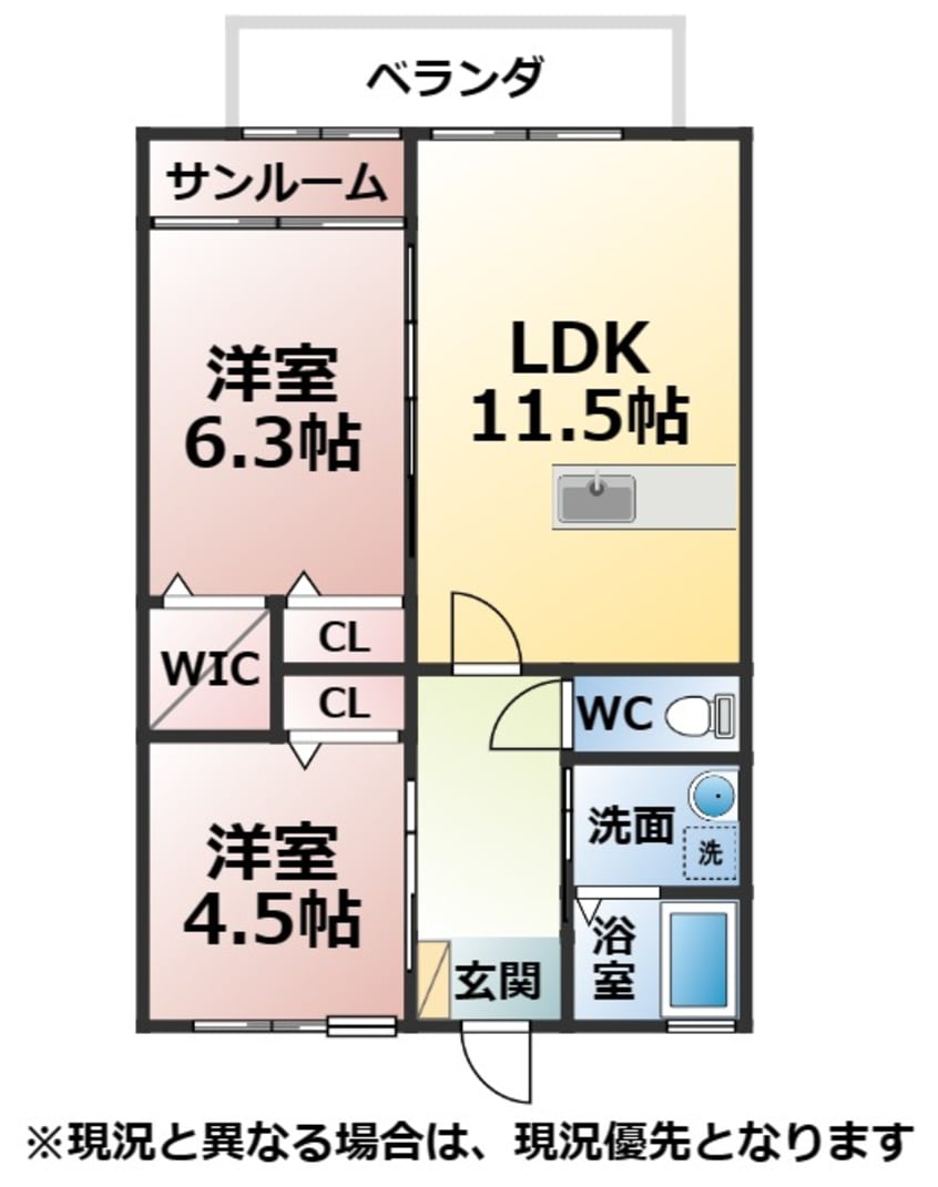 間取図 レトア歴木B