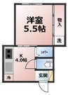 KICHIビル 1Kの間取り