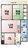 延命寺マンション 3LDKの間取り