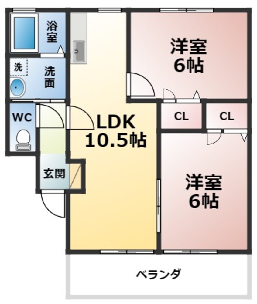 間取図 トレゾルソレーユ