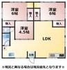 川登戸建 3LDKの間取り