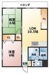 ニューライフ88 2LDKの間取り