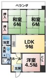 延命寺マンション 3LDKの間取り