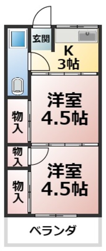 間取図 山恵マンション