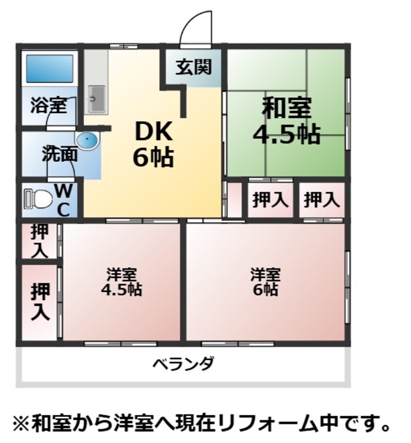 間取図 浜町マンション