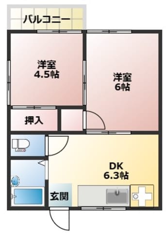 間取図 イマージュ本町