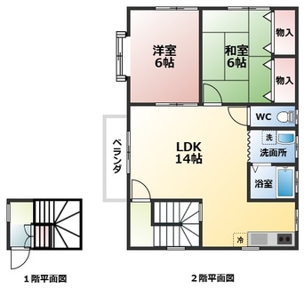 間取図 ウエストハイツ
