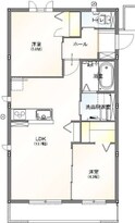 ローズガーデンの間取図