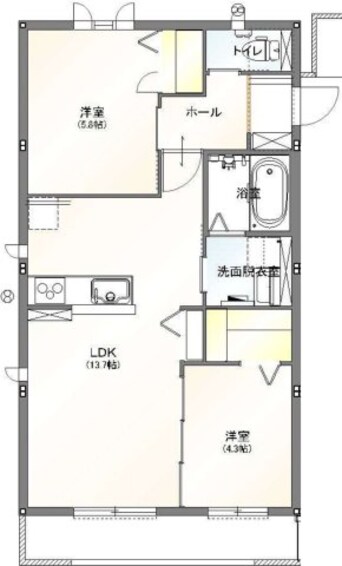 間取図 ローズガーデン