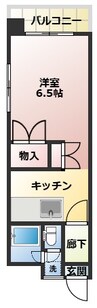 大正ビル 1Kの間取り