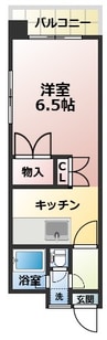 大正ビル 1Kの間取り