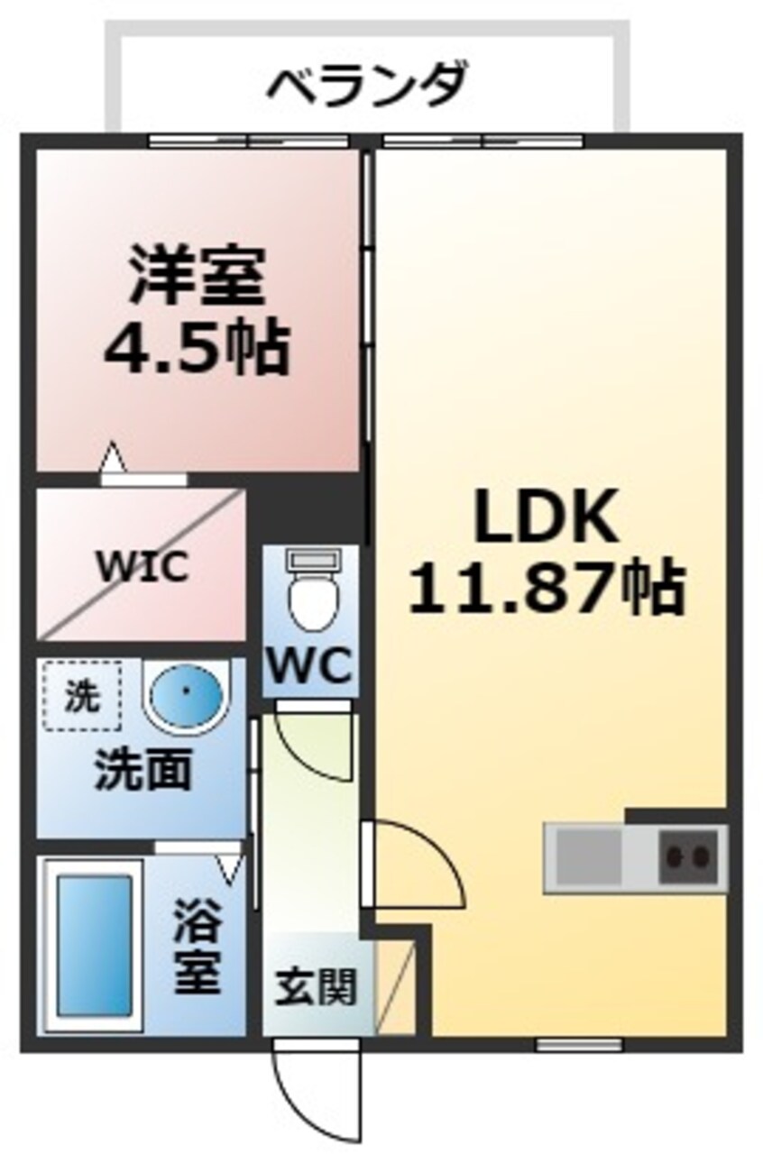 間取図 レーブフラッツ