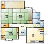 上官町戸建て 3DKの間取り