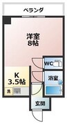 イッツビル 1Rの間取り