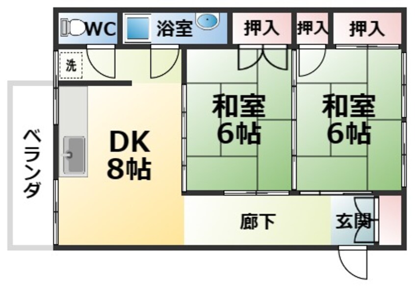 間取図 たつみビル