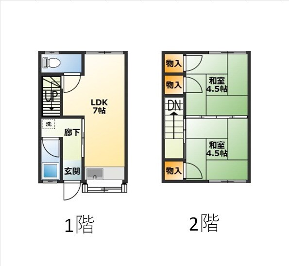 間取り図 田中アパート