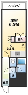 大正ビル 1Kの間取り