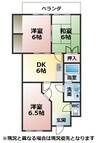 メゾン中島 3DKの間取り